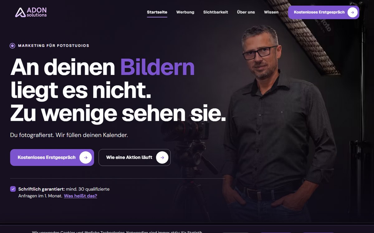ADON Solutions — сайт і помічник з продажу на ШІ