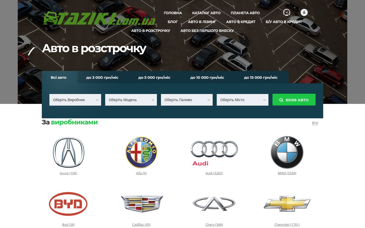 Autoportal taziki.com.ua